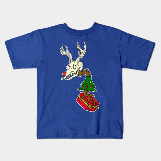 Christmas Monstrosity Kids T-Shirt by Gregg.M_Art